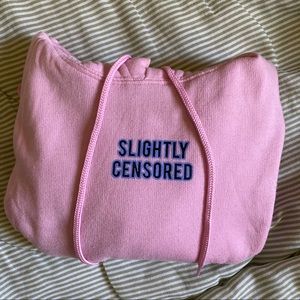 Ardene Pink Cropped Hoodie